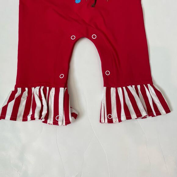 NWT Banana Split 24M Green & Grumpy Girls Romper - Picture 2 of 4